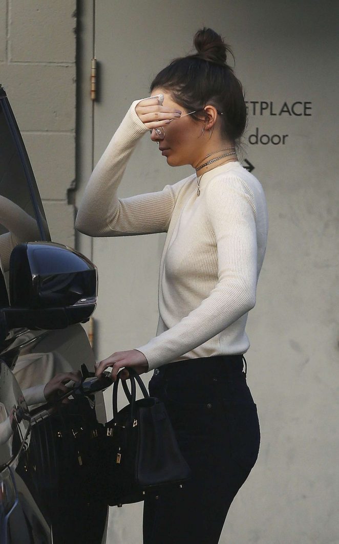 Kendall Jenner - Leaves Joan's on Third in Studio City