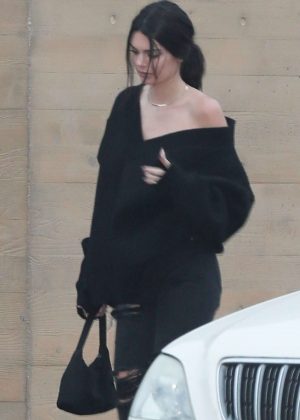 Kendall Jenner Leaves Nobu In Malibu