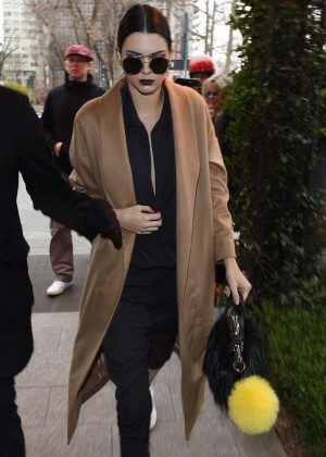 Kendall Jenner - Leaving Bottega Veneta Fashion Show 2016 in Milan