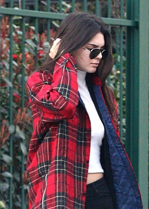 Kendall Jenner - Leaving her hotel in Milan