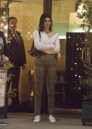 Kendall Jenner - Leaving Mr. Chow Restaurant with Blake Griffin in Beverly Hills
