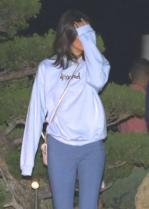 Kendall Jenner - Leaving Nobu in Malibu