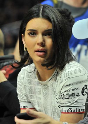 Kendall Jenner - Los Angeles Clippers and the Boston Celtics game in LA
