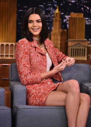 Kendall Jenner on 'The Tonight Show Starring Jimmy Fallon' in NY