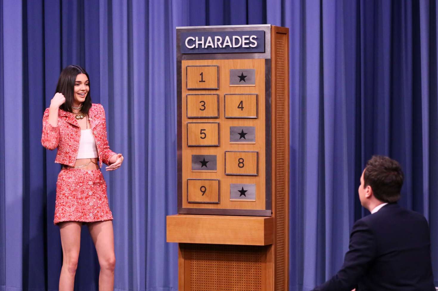 Kendall Jenner on 'The Tonight Show Starring Jimmy Fallon' in NY....