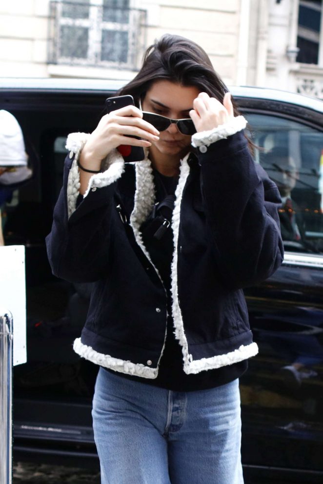 Kendall Jenner out shopping in Paris