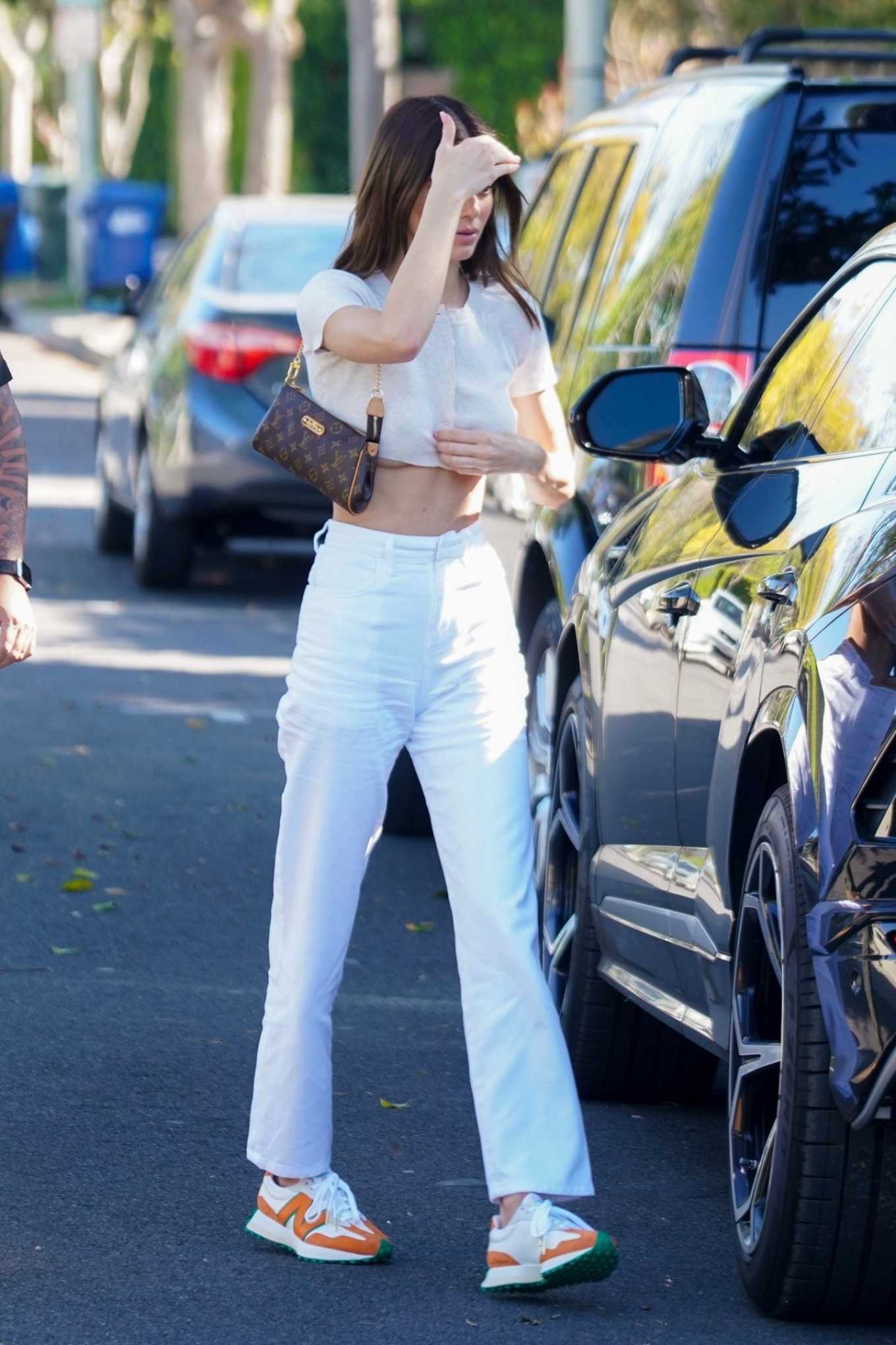 Kendall Jenner running errands in West Hollywood