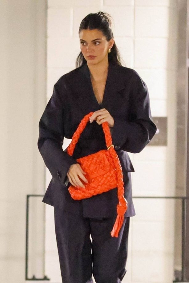 Kendall Jenner - Seen in business attire for a business meeting in Beverly Hills