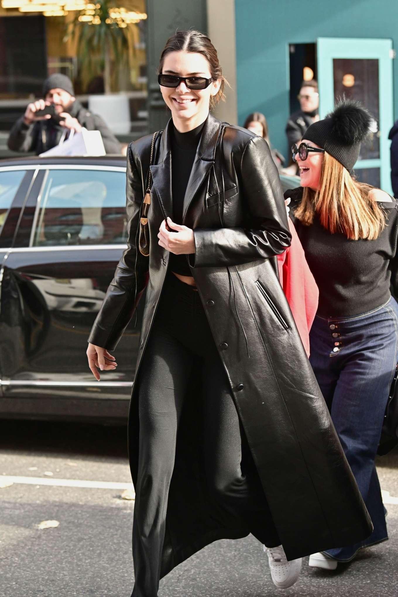 Kendall Jenner - Seen while leaving Sadelle's restaurant in SoHo