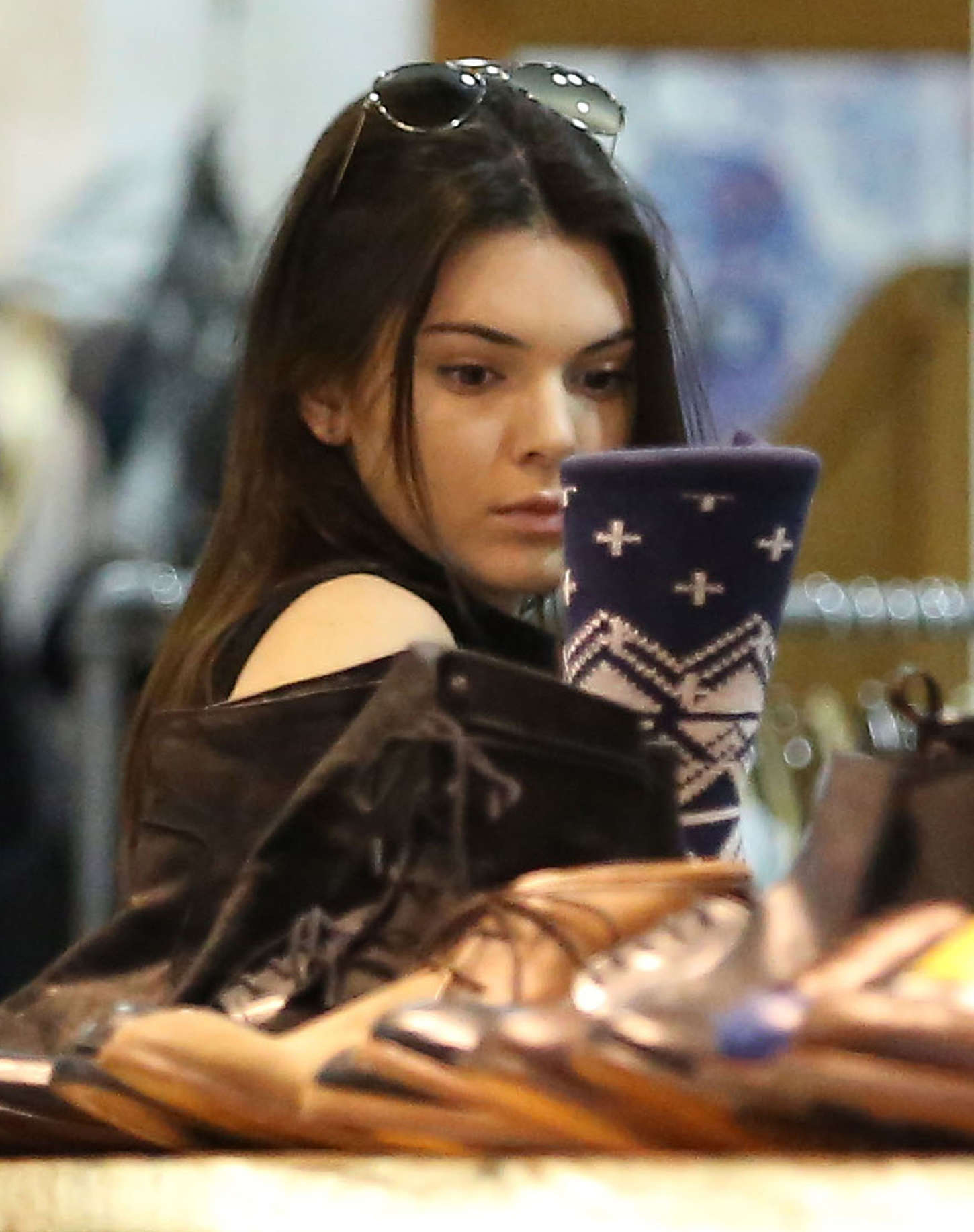 Kendall Jenner in Tight Ripped Jeans -39 | GotCeleb