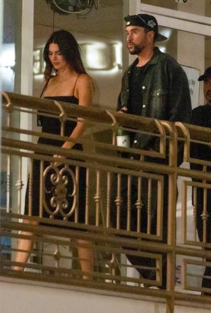 Kendall Jenner - Spotted while out for dinner at Sushi Park in West Hollywood