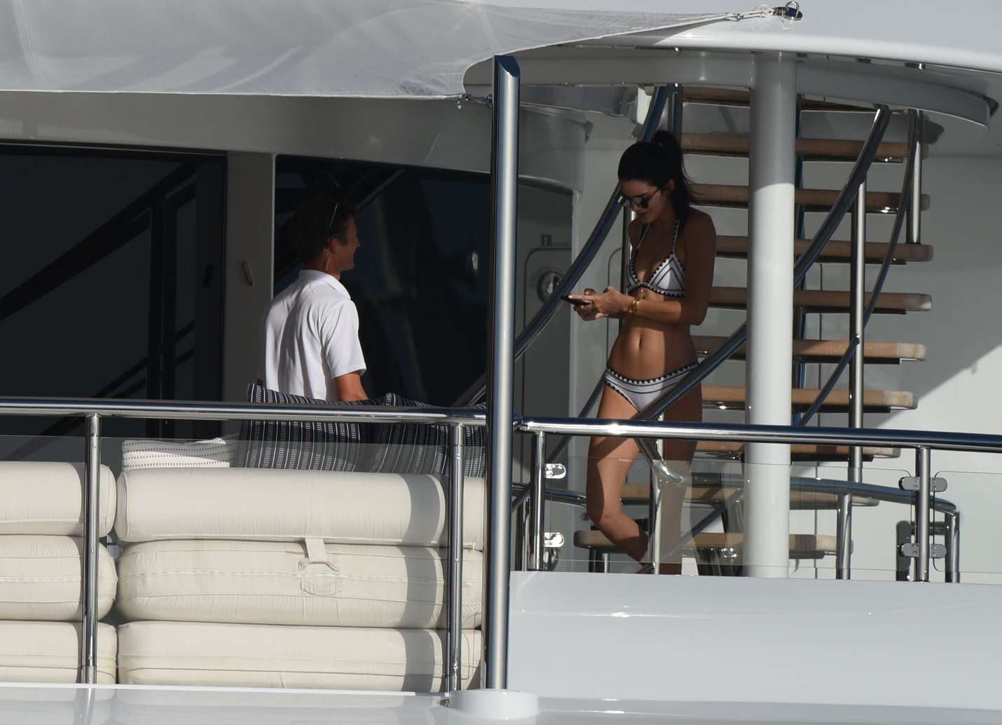Kendall Jenner - Wearing a Bikini in St. Barts (adds). 