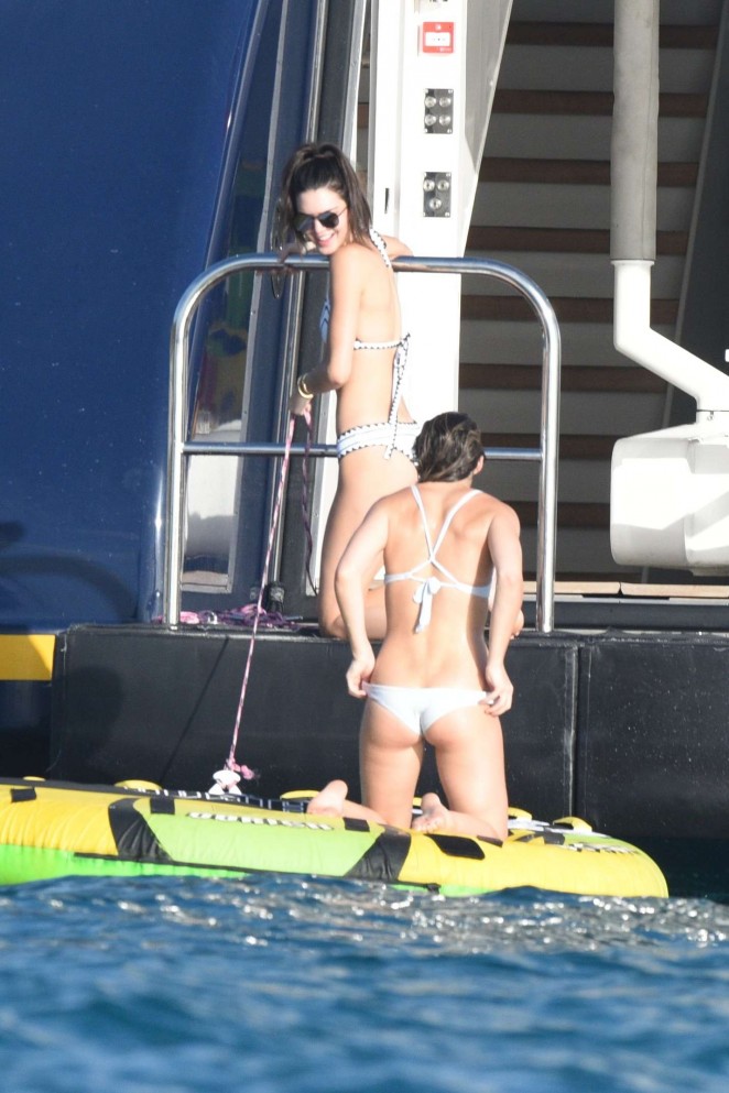 Kendall Jenner - Wearing a Bikini in St. Barts (adds)