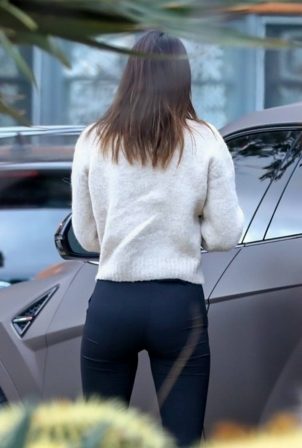Kendall Jenner - With Fai Khadra visit a friend's residence in Los Angeles