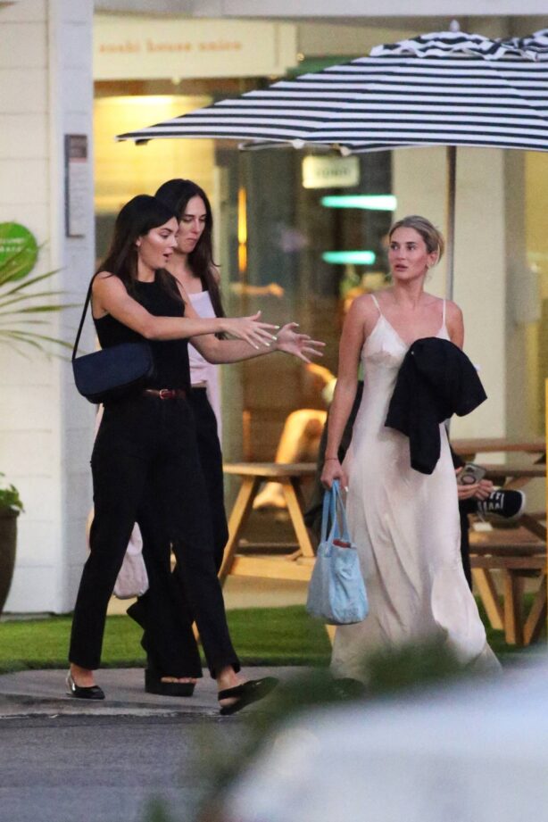 Kendall Jenner - With Francesca Aiello Leave SHU restaurant in Bel-Air