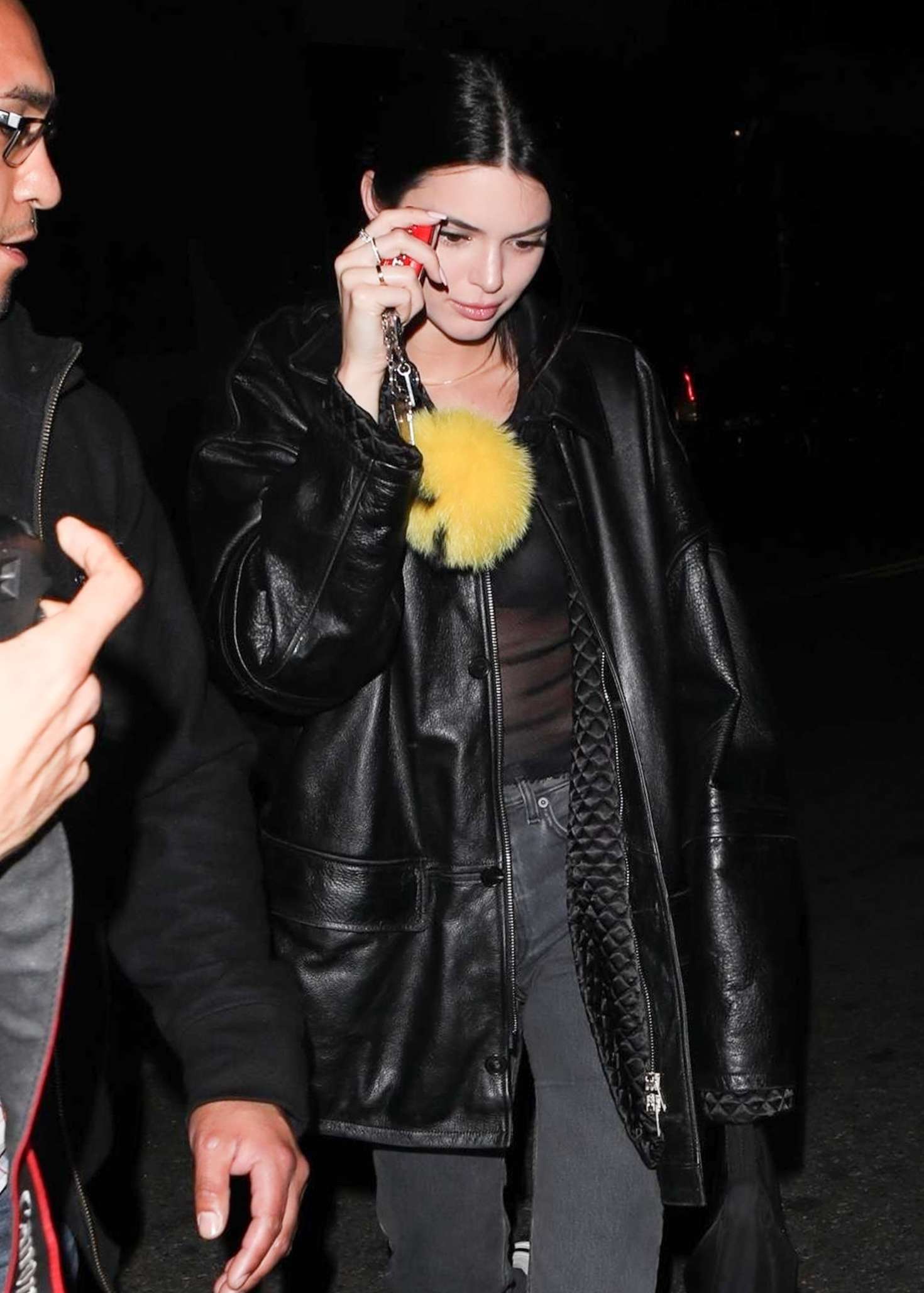 Kendall Jenner with friends out in Beverly Hills -05 | GotCeleb