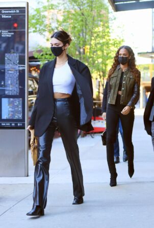 Kendall Jenner – With Joan Smalls at Greenwich Hotel in New York | GotCeleb