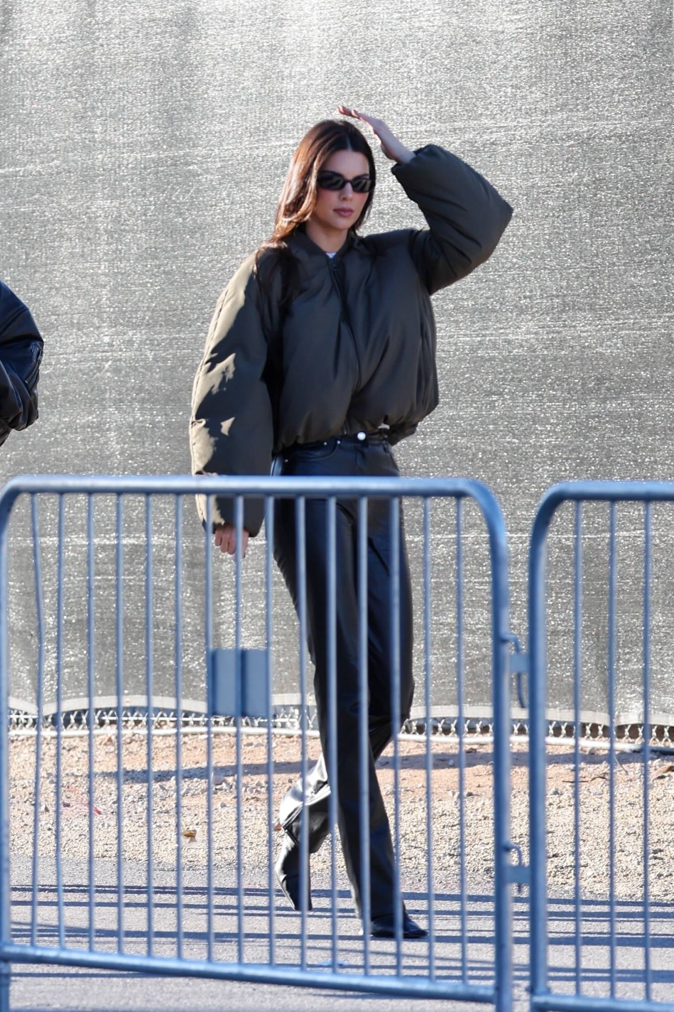 Kendall Jenner 2024 : Kendall Jenner – With Kim, Kourtney and Khloe and Lala Anthony arriving for the Super Bowl-28
