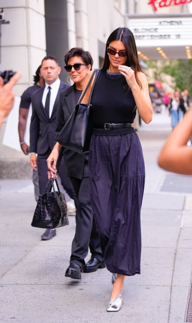 Kendall Jenner - With Kris Jenner seen in Manhattan during NYFW