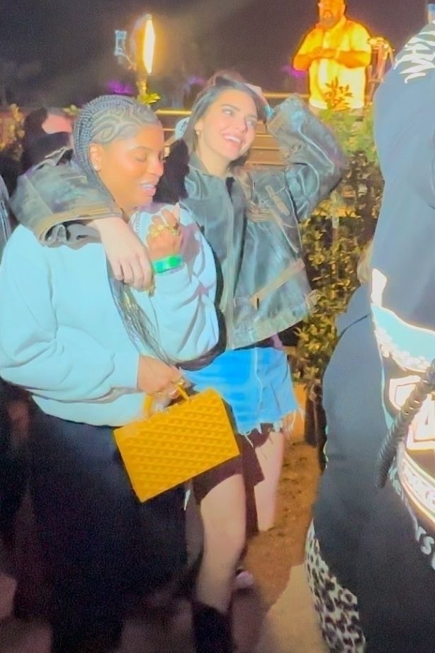 Kendall Jenner - With Kylie at 2023 Coachella