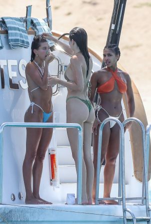 Kendall Jenner - With Lori Harvey, Justine Skye and Hailey Bieber in a bikinis in Cabo San Lucas