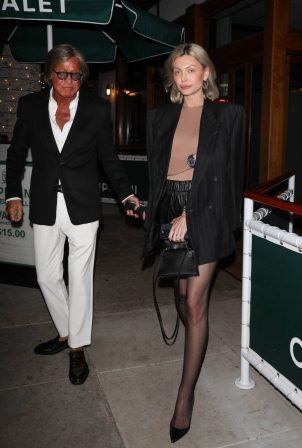 Keni Silva - Spotted at hotspot Cipriani's restaurant in Beverly Hills