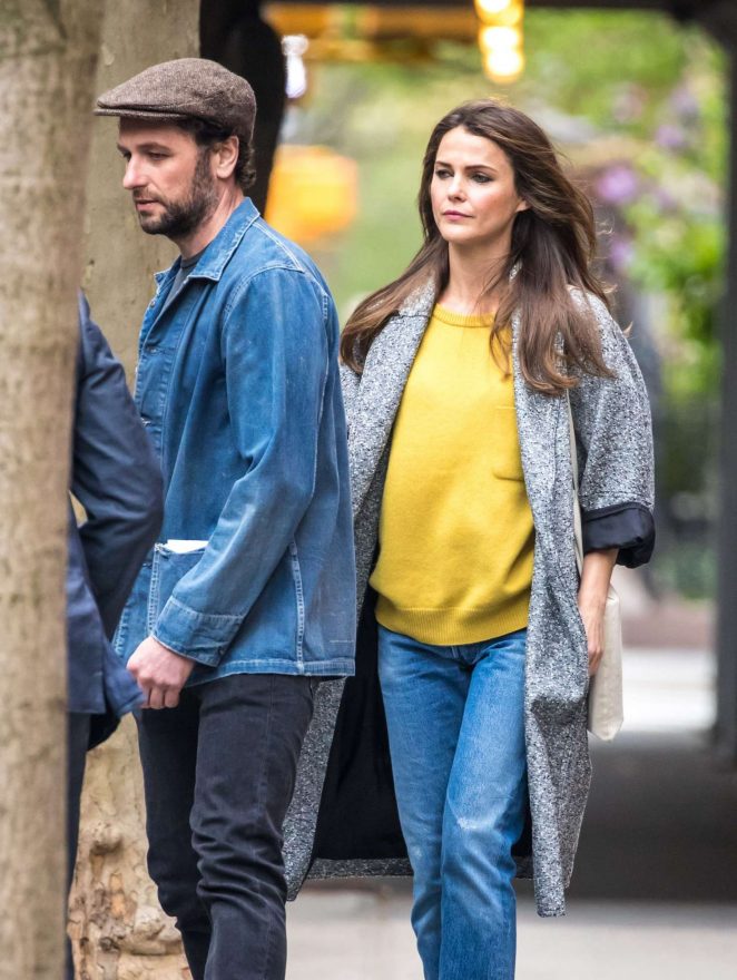 Keri Russell and Matthew Rhys out in New York City