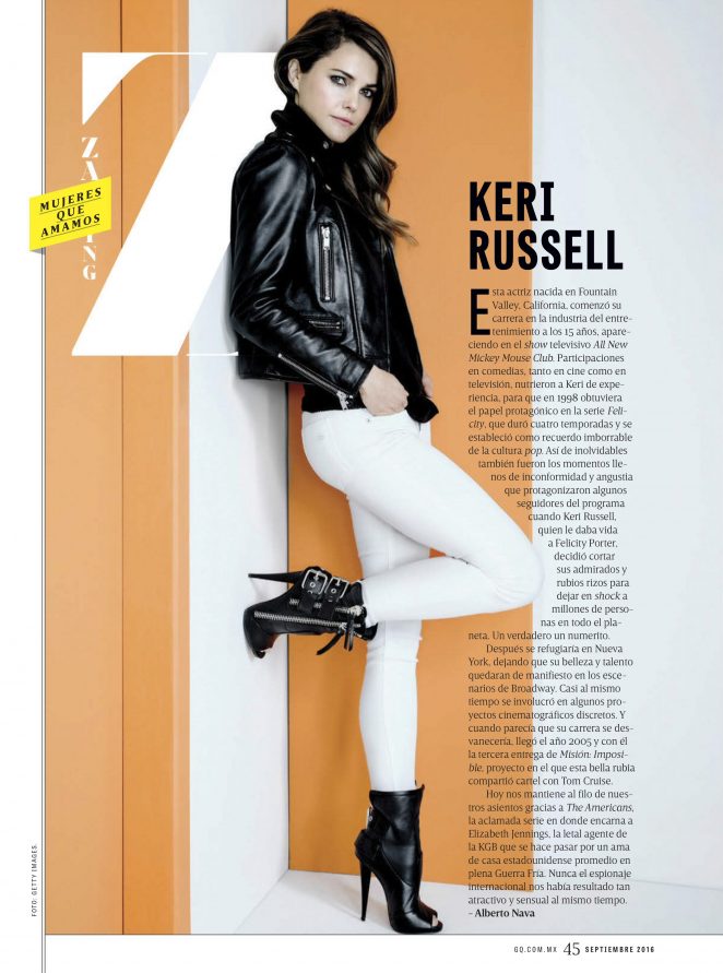 Keri Russell - GQ Magazine (September 2016)