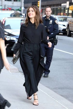 Keri Russell - Heads to The Late Show with Stephen Colbert in New York