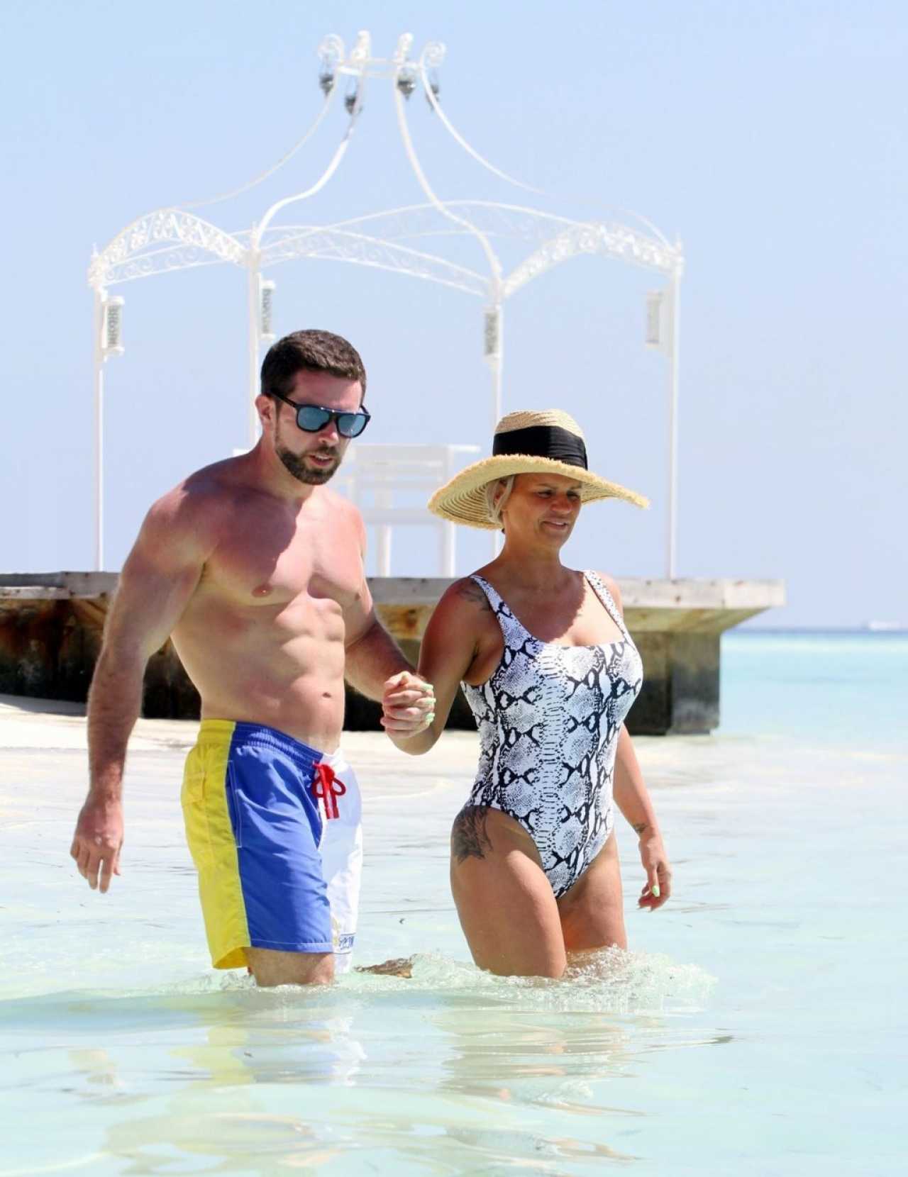 Kerry Katona and Ryan Mahoney on Holiday at Resort Ayada in Maldives