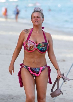 Kerry Katona in Bikini on holiday in Thailand