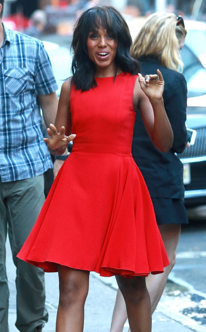 Kerry Washington - Arriving at 'Good Morning America' in NYC