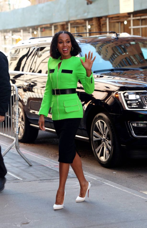 Kerry Washington - Arriving to the View in New York