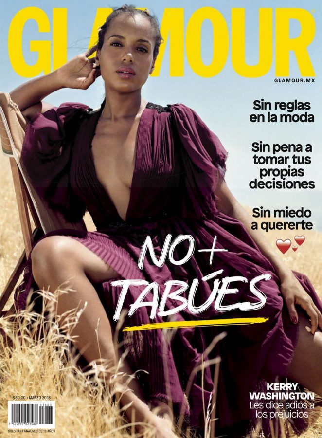 Kerry Washington - Glamour Mexico Magazine (March 2018)