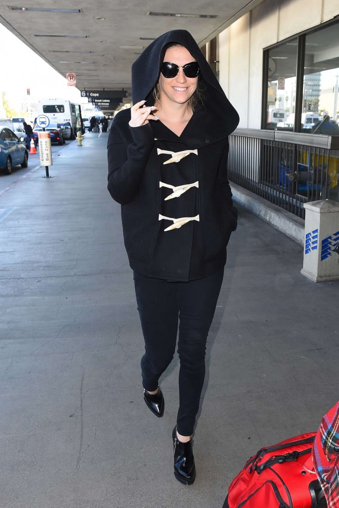 Kesha at LAX airport in Los Angeles