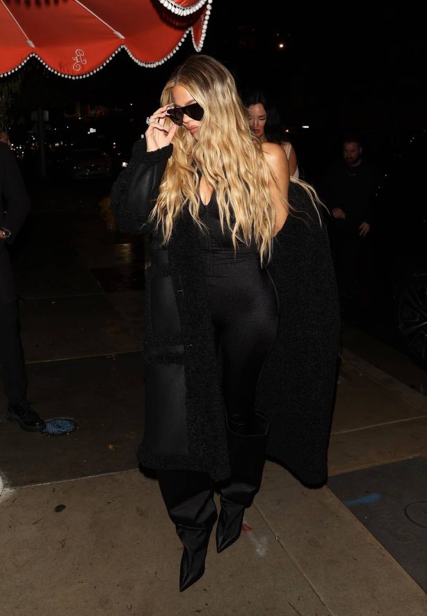 Khloe Kardashian - Arrives for a party at The Bird Streets Club in West Hollywood