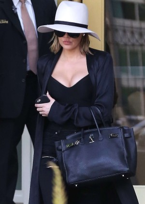 Khloe Kardashian - Arrives to filming KUWTK in Beverly Hills