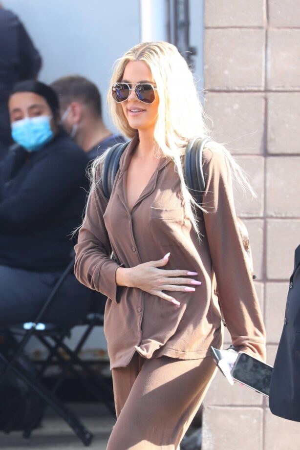 Khloe Kardashian - Seen after Hulu Upfronts in New York