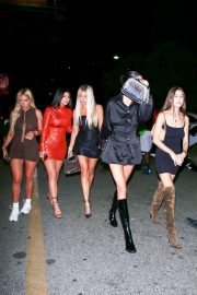 Khloe Kardashian, Stassie Karanikolaou, Kylie and Kendall Jenner - Night out in LA
