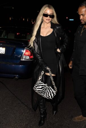 Khloe Kardashian - With Kris Jenner Leave Kendall and Kylie Jenner’s private dinner party