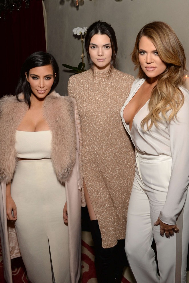 Khloe & Kim Kardashian & Kendall Jenner - Simon Huck's Command Entertainment Group Launch Party in NYC