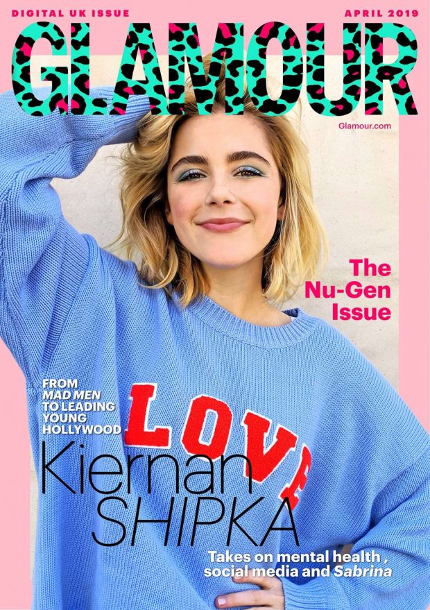 Kiernan Shipka - Glamour UK Magazine (April 2019)