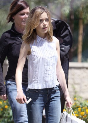 Kiernan Shipka in Jeans out in Beverly Hills