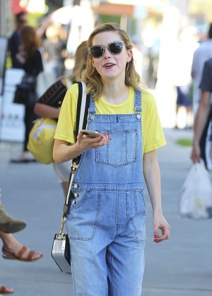 Kiernan Shipka in Jeans Shopping in Los Angeles