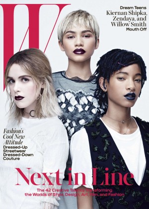 Kiernan, Zendaya and Willow - W Magazine (April 2016)