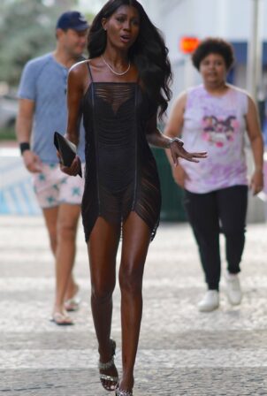 Kiki Barth - Arriving at the Pretty Little Thing show as a part of Miami Swim Week 2022