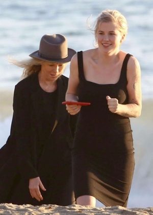 Kim Basinger and Ireland Baldwin on a Photoshoot in Malibu