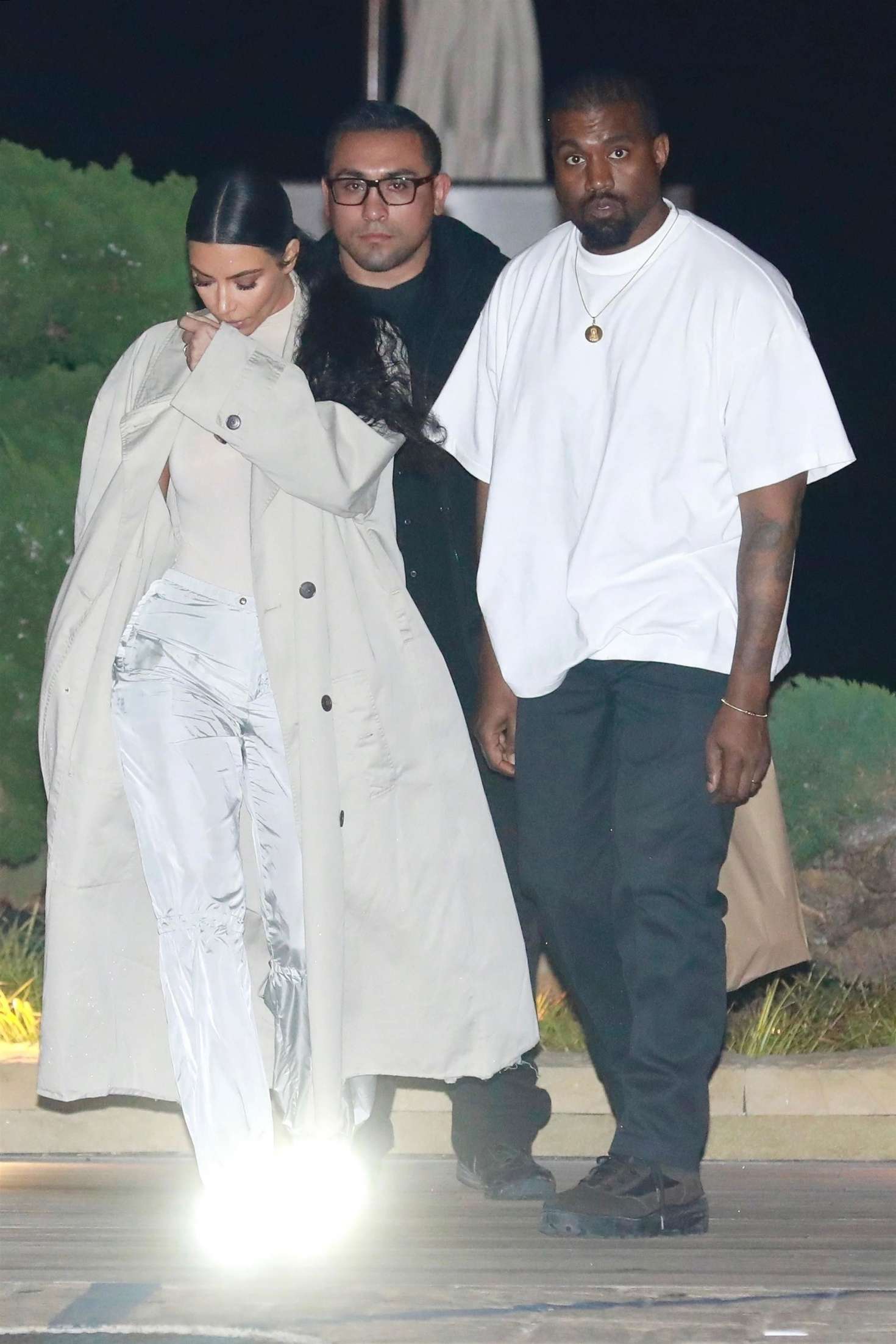 Kim Kardashian and Kanye West – Leaving Nobu in Malibu | GotCeleb