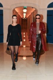 Kim Kardashian and Kourtney Kardashian - Head out looking fashionable in Paris