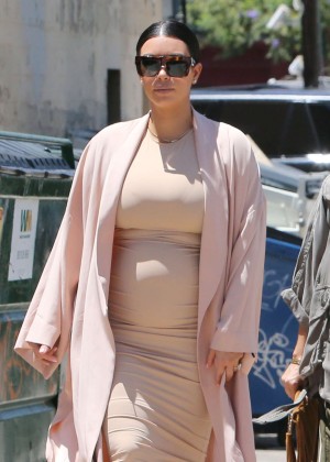 Kim Kardashian in Tight Dress at Pantages Theatre in Hollywood
